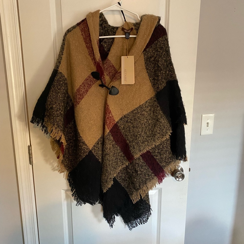 Altare plaid poncho
